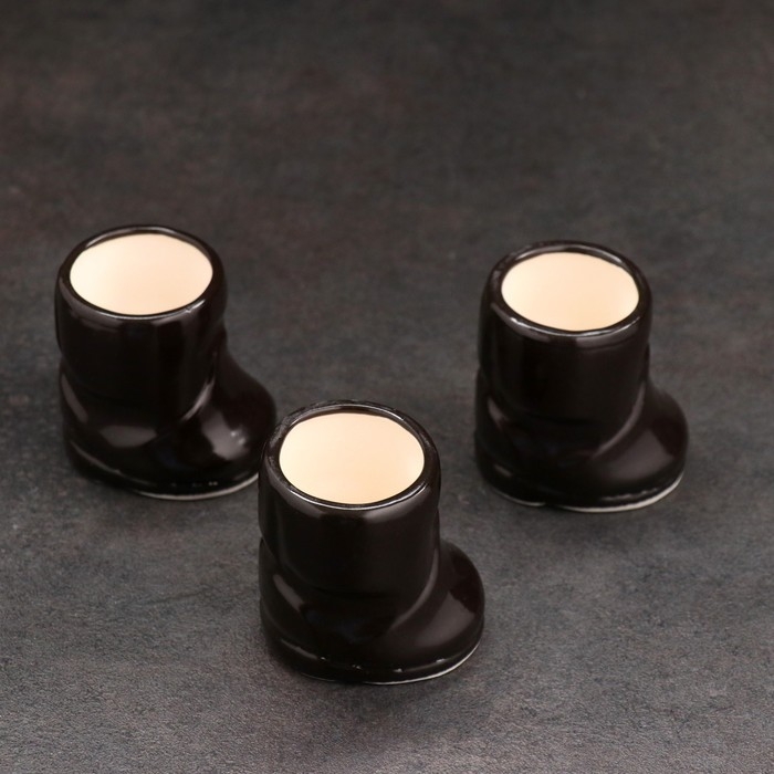 Набор фарфоровый: штоф &laquo;Дембель ВДВ&raquo;, 0.5 л + 3 рюмки, гильза