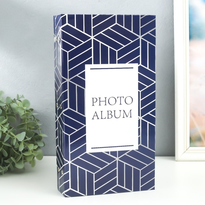 Фотоальбом на 300 фото 10х15 см Фотоальбом на 300 фото 10х15 см "3D геометрия" 33,5х17,5х5 см
