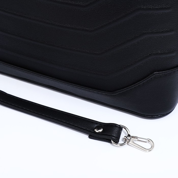 Сумка-тоут Сумка-тоут "Оливи" на молнии, цвет чёрный