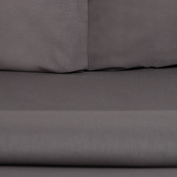 Постельное бельё Этель Евро &laquo;Серая гавань&raquo; 200х215, 220х240, 50х70-2 шт, 100% хлопок, бязь 125г/м2