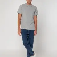 Рубашка поло мужская Virma light, серый меланж, размер 3XL