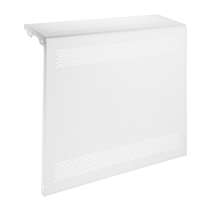 Экран на чугунный радиатор ZEIN Delta-max, 690х610х160 мм, 7 секций, металлический, белый Экран на чугунный радиатор ZEIN Delta-max, 690х610х160 мм, 7 секций, металлический, белый