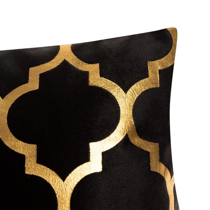 Наволочка декоративная Этель &laquo;Вензеля&raquo; 40х40 см, велюр