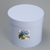 Набор шляпных коробок 5 в 1, упаковка подарочная, &laquo;Цветы&raquo;, 13 х 14 ‒ 19.5 х 22 см