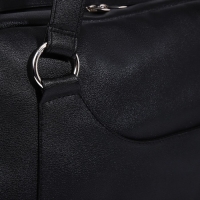 Сумка-саквояж Vita на молнии, цвет чёрный