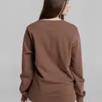 Свитшот унисекс BNC Inspire (Organic), коричневый (мокко), размер XS