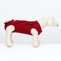 Попона послеоперационная, размер M (ОГ 31-43 см, вес 6-12 кг), бордо Попона послеоперационная, размер M (ОГ 31-43 см, вес 6-12 кг), бордо