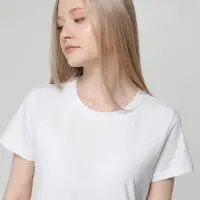 Футболка женская T-bolka Lady белая, размер L