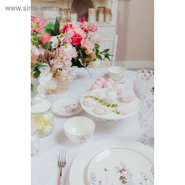 Блюдо керамическое для пирожных «Кролл», 26×27,5 см Блюдо керамическое для пирожных «Кролл», 26×27,5 см