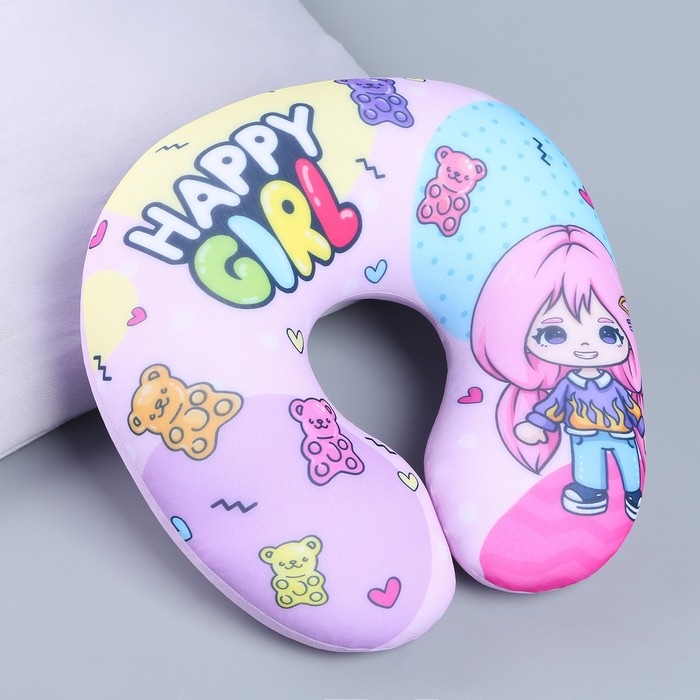 Подушка для путешествий антистресс «Девочка» Подушка для путешествий антистресс «Девочка»