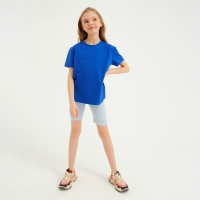 Футболка детская Basic line цвет электрик, рост 116