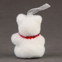 Игрушка из пенопласта «Мишки» со снежинками, 8 см Игрушка из пенопласта «Мишки» со снежинками, 8 см