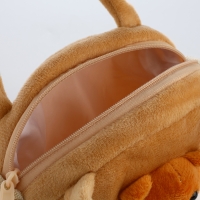 Сумка детская на молнии &laquo;Выбражулька&raquo;, цвет коричневый