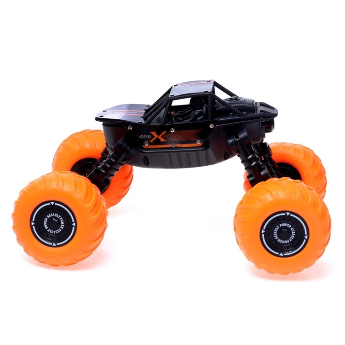 Джип радиоуправляемый &laquo;Акробат&raquo;, выполняет трюки, работает от аккумулятора, цвет черный