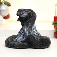 Фигура "Змея с травой" черная 18х16х15см Фигура "Змея с травой" черная 18х16х15см