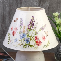 Лампа настольная 6793948/1 E14 40Вт "Полевые цветы" 25х25х34 см