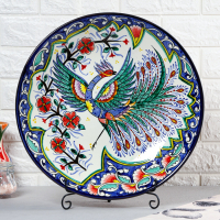 Ляган Риштанская Керамика "Жар-птица", 41 см Ляган Риштанская Керамика "Жар-птица", 41 см