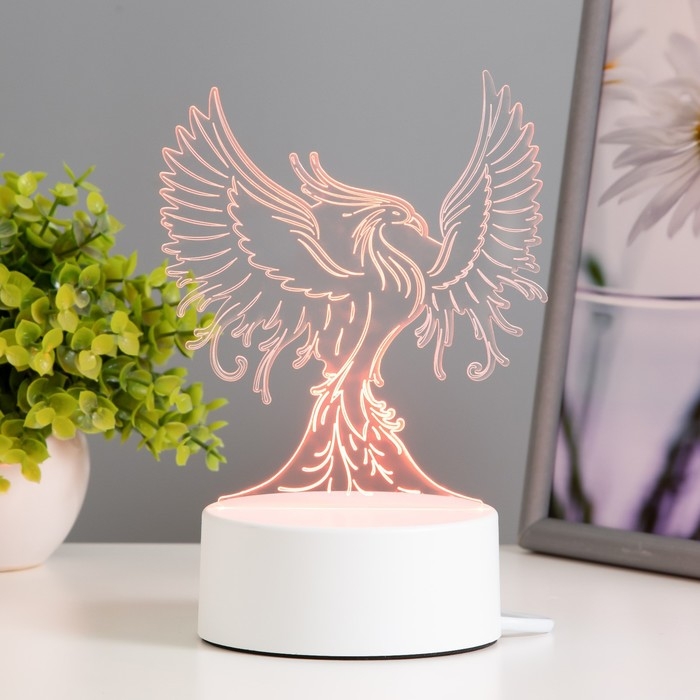 Светильник "Феникс" LED RGB от сети 12х9,5х14,5 см RISALUX