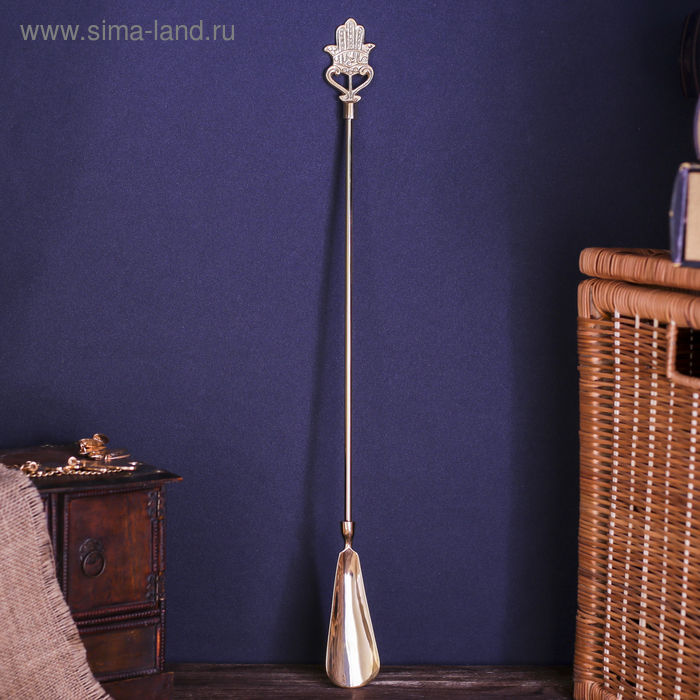 Ложка для обуви Ложка для обуви "Корона" 53х4,5х1,5 см