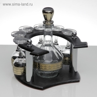 Мини-бар 7 предметов подкова, Византия 500 мл/ 60 мл пробка микс Мини-бар 7 предметов подкова, Византия 500 мл/ 60 мл пробка микс