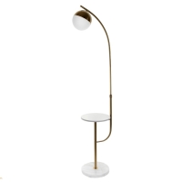 Торшер 19056/1 E27 40Вт медь 35х30х165 см