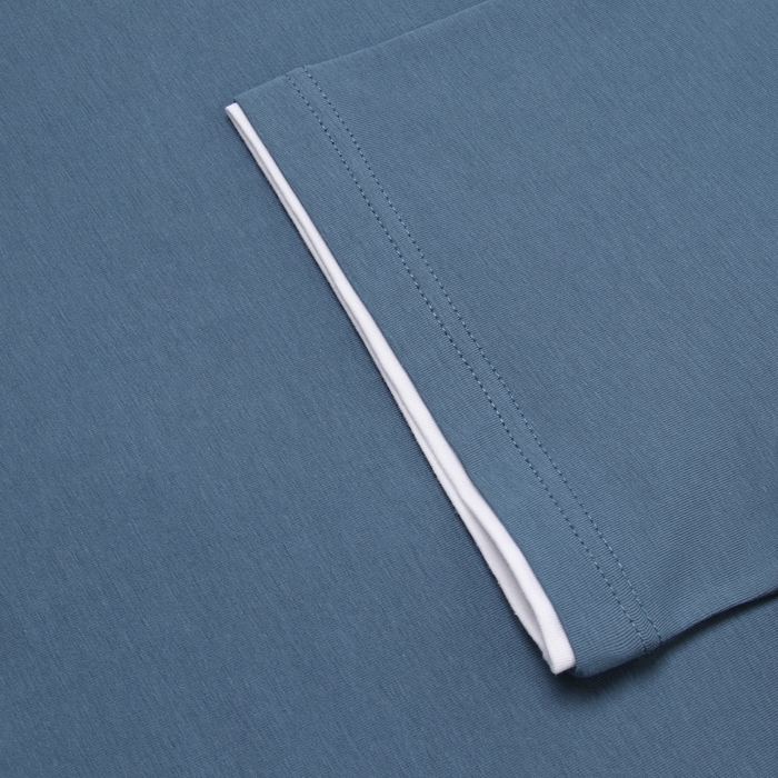 Футболка мужская, цвет голубой, размер 48