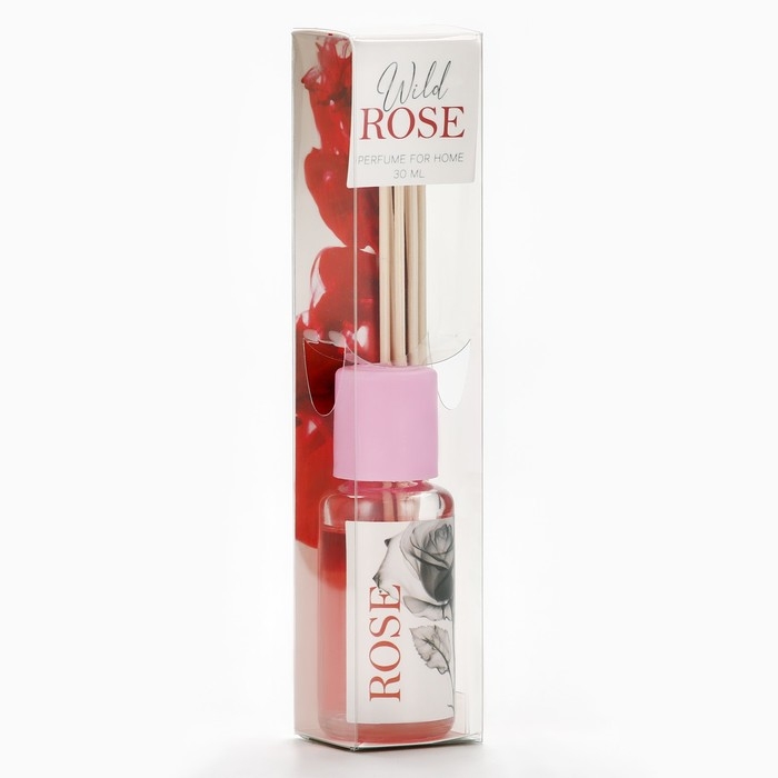 Диффузор ароматический палочки, ароматизатор для дома «Аромадиффузор: Wild rose», аромат роза, 30 мл. Диффузор ароматический палочки, ароматизатор для дома «Аромадиффузор: Wild rose», аромат роза, 30 мл.