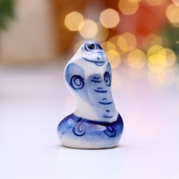 Новый год. Сувенир символ года "Змея Жан", гжель Новый год. Сувенир символ года "Змея Жан", гжель