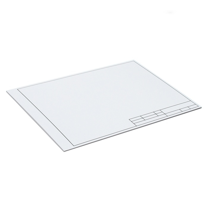 Бумага для черчения А4, 10 листов, блок 200 г/м&sup2;, ErichKrause "Art", горизонтальная рамка, в пластиковой папке