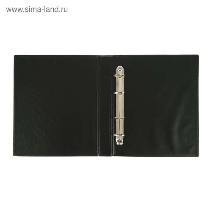 Альбом для монет на кольцах, формат Оптима 230 х 265 мм Calligrata "Герб", входит до 20 листов, обложка ПВХ, синий