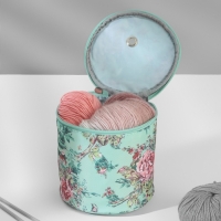 Сумка-футляр &laquo;Розы&raquo;, 1 люверс, d = 14 &times; 14,5 см, цвет разноцветный