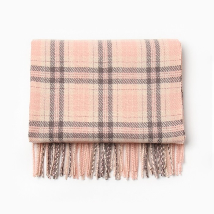 Шарф зимний с кистями MINAKU 65*180 + 8 см клетка Шарф зимний с кистями MINAKU 65*180 + 8 см клетка