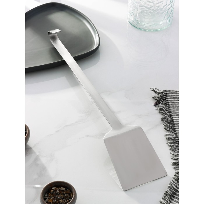 Лопатка из нержавеющей стали Доляна &laquo;Индия&raquo;, длина 45,5 см