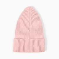 Шапка детская, цвет пудровый, размер 52-54 Шапка детская, цвет пудровый, размер 52-54