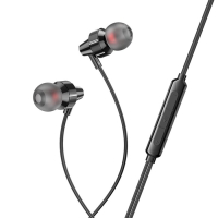 Наушники Hoco M90, проводные, вакуумные, Type-C, 1.2 м, чёрные Наушники Hoco M90, проводные, вакуумные, Type-C, 1.2 м, чёрные