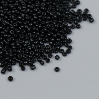 Бисер стекло 12/0 "Чёрный" 450 гр Бисер стекло 12/0 "Чёрный" 450 гр
