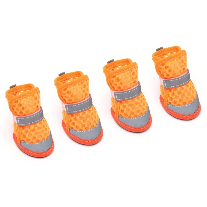 Ботинки Ботинки "Кросс", набор 4 шт, 4 размер (5,3 х 4 см), оранжевые