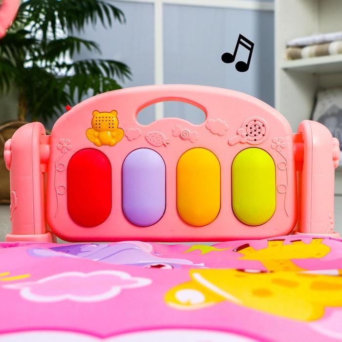 Развивающий коврик с дугами &laquo;Совушкин дом&raquo;, 110х83 см.