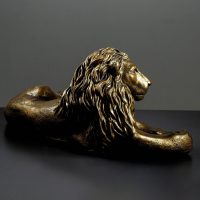 Фигура "Лев на отдыхе" левый, бронза, 70х35х25см Фигура "Лев на отдыхе" левый, бронза, 70х35х25см