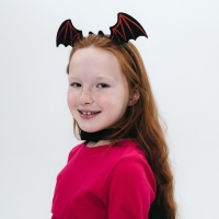 Карнавальный набор &laquo;Летучая мышка&raquo;: накидка, ободок, чулки