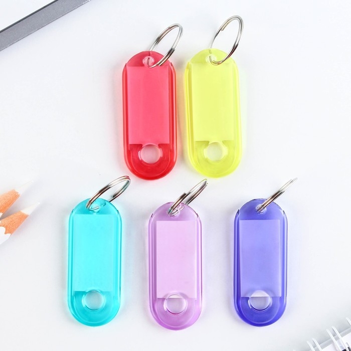 Брелок для ключей , набор &laquo;Геометрия&raquo; 24 шт, 3.5 х 8 см