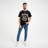 Футболка мужская KAFTAN "Номер один", черный, размер 48