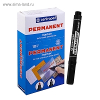 Маркер перманентный скошенный 5.0 мм Centropen 8576, линия 1 - 4.6 мм, цвет чёрный Маркер перманентный скошенный 5.0 мм Centropen 8576, линия 1 - 4.6 мм, цвет чёрный
