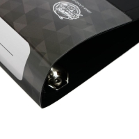 Папка на 4 кольцах А4, Calligrata, 40 мм, 700 мкм, внутренний карман, карман на корешок, черная Папка на 4 кольцах А4, Calligrata, 40 мм, 700 мкм, внутренний карман, карман на корешок, черная