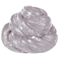 Слайм Glamour collection, серебряный с блёстками Слайм Glamour collection, серебряный с блёстками