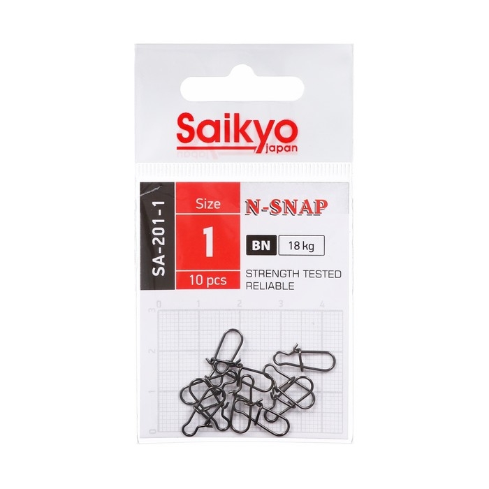 Застежка Saikyo SA-201-1, 10 шт Застежка Saikyo SA-201-1, 10 шт