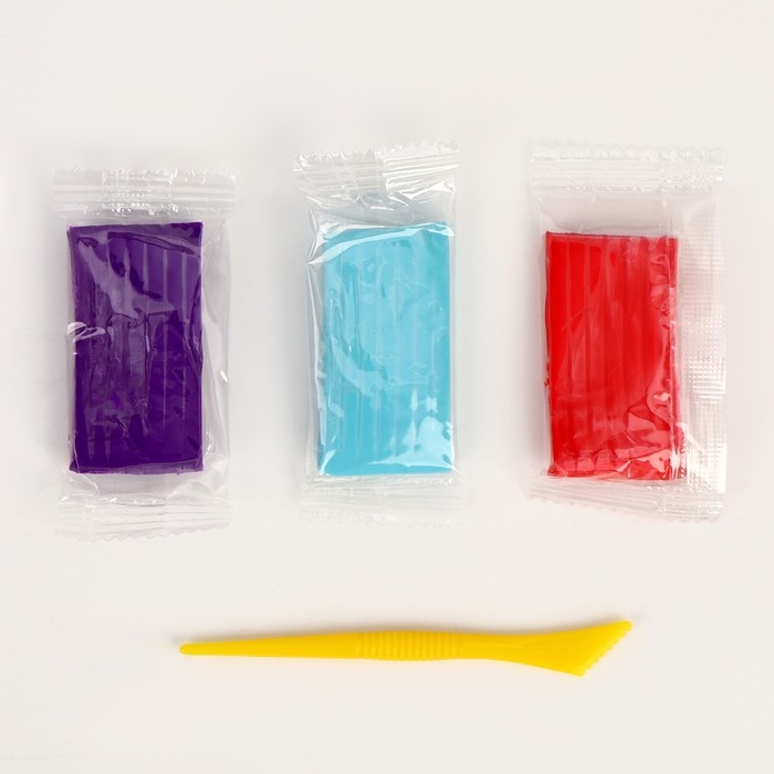 Набор для декора кружки полимерной глиной. Лепка на кружке &laquo;Красный цветок&raquo;, со стразами