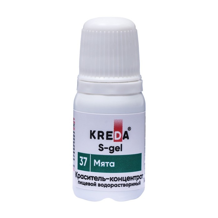 Краситель пищевой S-gel, универсальный "мята" 10 мл