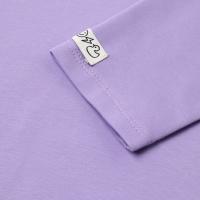 Футболка детская с дл.рукавом  KAFTAN, р. 34 (122-128 см), сиреневый