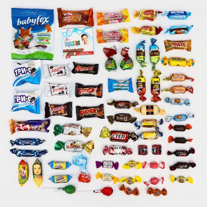 Новогодний подарочный набор "Змеята" с игрой и анимацией, детский, 1000 г